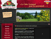 Tablet Screenshot of cidrerielabrique.com